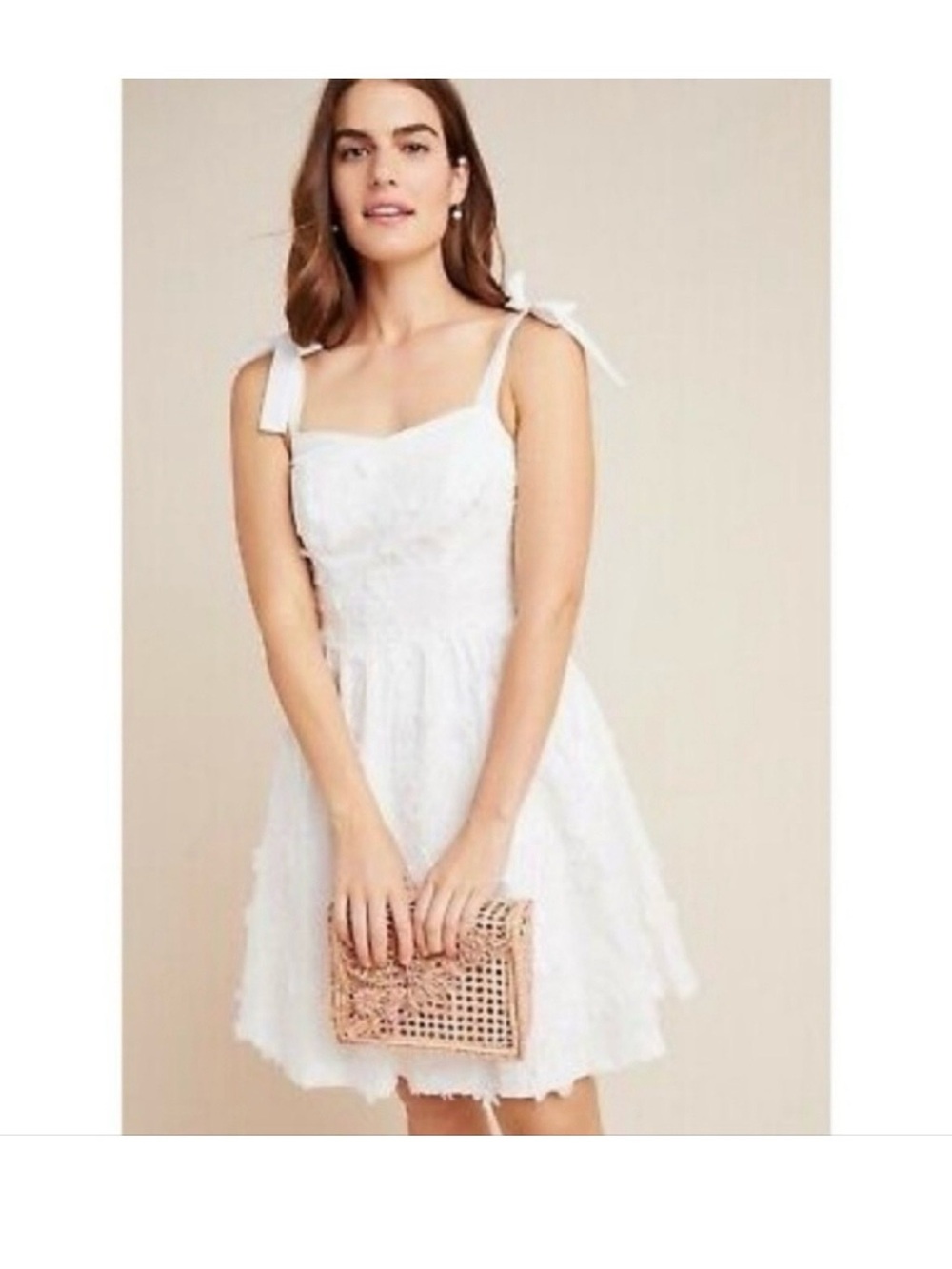 NWT Anthropologie Gal Meets Glam Size 10 Trudy Embroidered Floral Dress